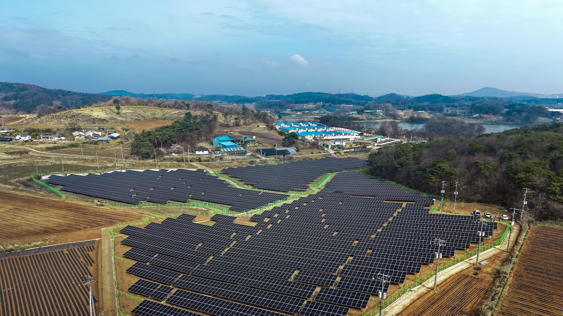 Caodaili PV Project, Dangjin– Powering High-Efficiency Mountain Transformation Benchmark in South Korea